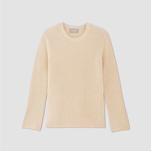 Everlane Women's Cream Crew Neck Sweater